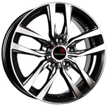 Диски Вектор В214 6x16/5x112 D57.1 ET48 алмаз черный