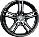 Диски Вектор В223 6.5x16/5x114.3 D60.1 ET45 Алмаз черный