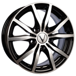 Диски K&K K7 K-57 6.5x15/5x100 D57.1 ET38 Домино Диски K&K K7 K-57 6.5x15/5x100 D57.1 ET38 Домино