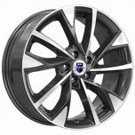Диски К&K К&K Роквуд 7x17/5x114.3 D66.6 ET37 Алмаз черный