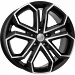 Диски K&K Пандора 8.5x19/5x114.3 D60.1 ET35 Алмаз черный