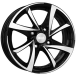 Диски K&K KC 558 Игуана 6.5x16/5x114.3 D67.1 ET45 Алмаз черный
