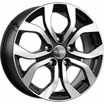 Диски K&K KC704 6.5x16/5x114.3 D66.1 ET50 Алмаз черный Диски K&K KC704 6.5x16/5x114.3 D66.1 ET50 Алмаз черный