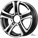 Диски IFREE ХАФПАЙП 6x16/5x139.7 D98.0 ET40 Блэк Джек
