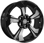 Диски Khomen Wheels KHW1724 7x17/5x108 D54.1 ET40 Black Диски Khomen Wheels KHW1724 7x17/5x108 D54.1 ET40 Black