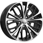 Диски K&K КС873 7.5x17/5x114.3 D67.1 ET46 Алмаз черный Диски K&K КС873 7.5x17/5x114.3 D67.1 ET46 Алмаз черный