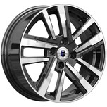 Диски K&K Хант 6x15/4x100 D0.0 ET45 DIA 67,1 Алмаз черный