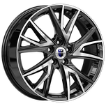 Диски K&K Кайлас 6.5x18/5x108 D60.1 ET33 Алмаз черный