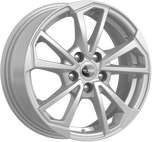 Диски K&K КС1005 6x15/5x100 D57.1 ET38 Сильвер