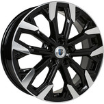Диски K&K Морейн 6.5x17/5x114.3 D64.1 ET40 Алмаз черный Диски K&K Морейн 6.5x17/5x114.3 D64.1 ET40 Алмаз черный