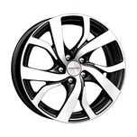 Диски K&K Палермо 6.5x16/5x100 D67.1 ET38 Алмаз черный