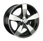 Диски LS Wheels LS 205 7x17/4x100 D60.1 ET40 BKF Диски LS Wheels LS 205 7x17/4x100 D60.1 ET40 BKF